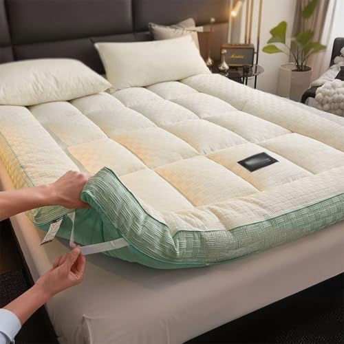 Japanische Bodenmatratze, Weiche Und Flauschige Futonmatratze, Faltbare Roll-Up-Isomatte Für Boden, Schlafsaal, Gästebett Und Reisen Japanische Bodenmatratze, Weiche Und Flauschige Futonmatratze, Faltbare Roll-Up-Isomatte Für Boden, Schlafsaal, Gästebett Und Reisen von Generic