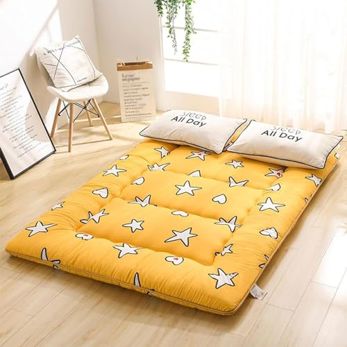 Japanische Bodenmatratzen, aufrollbare, Faltbare Tatami-Matte, Dicke Futon-Matratze in voller Größe, tragbare weiche Matratze für Gästebetten im Studentenwohnheim (Größe: 100 x 200 cm) (eine von Generic