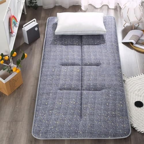 Japanische Futon-Bodenmatratze, Zusammenklappbare Bodenschlafunterlage, Tragbares Aufrollbares Gästebett, Futonmatte Für Camping-Schlafsaalreisen Japanische Futon-Bodenmatratze, Zusammenklappbare Bodenschlafunterlage, Tragbares Aufrollbares Gästebett, Futonmatte Für Camping-Schlafsaalreisen von Generic