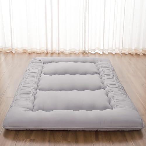 Japanische Futon-Matratze, Gesteppte Bett Matratzenauflage Extra Dicke Faltbare Isomatte Atmungsaktive Gästebett Camping Matratze(90x200cm) von Generic