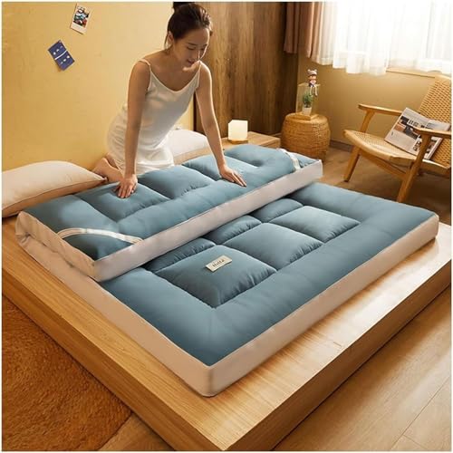 Japanische Futon Matratze 90x200 Futon Matratzefutonbett 140x200 Faltbare Tatami Matte Japanische Futon Matratze, Faltbare Tatami-Matte Tatami Matte 120x200(E,90 * 200cm) von BlueDog