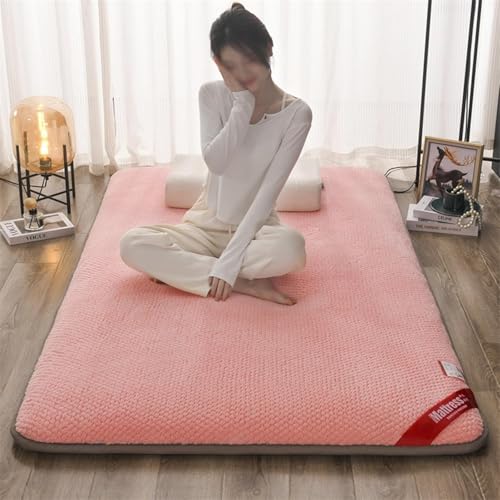 Japanische Futon-matratze Mit Zwei Zusätzlichen Verdickungen Tatami Futon-matratze Für Erwachsene, Faltbare Japanische Bodenmatratze Für Campinggäste, C, 90x200cm von Generic