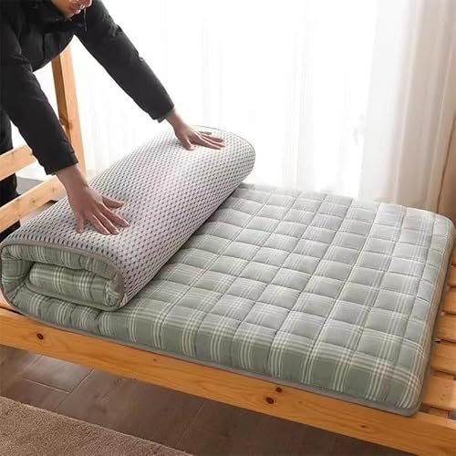 Japanische Futonmatratze, Faltbare Schlafmatte für Studentenwohnheime, Gästeschlafmatte in Mehreren Größen, tragbare Campingmatte, Queen-Size-Matratze Japanische Futonmatratze, Faltbare Schlafmatte für Studentenwohnheime, Gästeschlafmatte in Mehreren Größen, tragbare Campingmatte, Queen-Size-Matratze von Generic