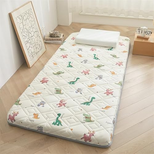 Japanische Schlafmatte, Aufrollbare Futonmatratze, Gästematratze Für Den Boden, Dicker Twin/Queen/King Size Futon, Faltbares Sofabett, Tragbares Reisecamping(B,King(70.8"x80")) von Generic