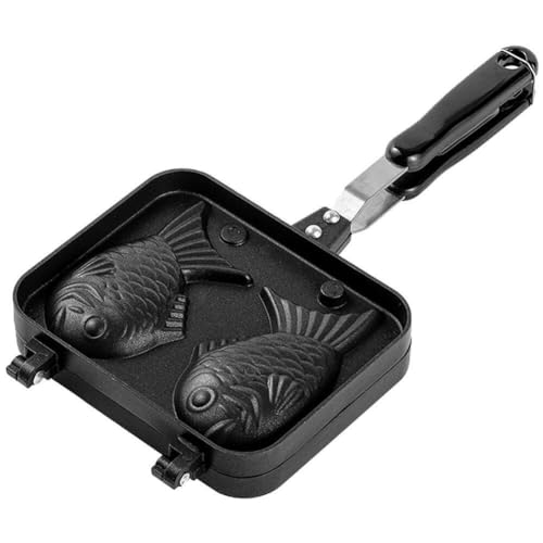 Japanische Taiyaki-pfannkuchenform, Doppelte Fischform, Dessert-waffel-kuchenformen-Hersteller Für Zuhause, DIY, Kochen, Party, Dessert Japanische Taiyaki-pfannkuchenform, Doppelte Fischform, Dessert-waffel-kuchenformen-Hersteller Für Zuhause, DIY, Kochen, Party, Dessert von Generic