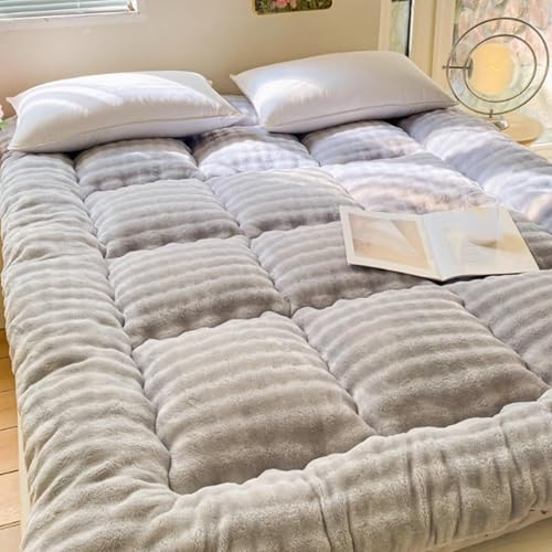 Japanische Tatami-Futon-Matratze, Gästematratze Für Den Boden, Queen-/King-Size-Futon, Faltbare Roll-Up-Schlafmatte, Tragbares Schlafsofa, Für Reise-Campinggäste von Generic