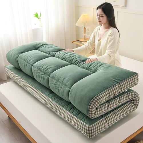 Japanische Tatami Matratze 90x200 Japanische Futon Matratze 180x200 Futon Matratze Single Roll Up Floor Matratze Tatami Mat Sleeping Matratze On Floor Japanese(A,1.8mx2m) von BlueDog