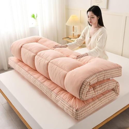 Japanische Tatami Matratze 90x200 Japanische Futon Matratze 180x200 Futon Matratze Single Roll Up Floor Matratze Tatami Mat Sleeping Matratze On Floor Japanese(B,0.9mx2m) von BlueDog