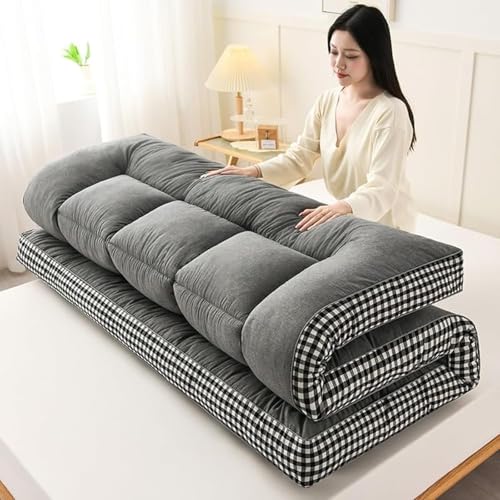 Japanische Tatami Matratze 90x200 Japanische Futon Matratze 180x200 Futon Matratze Single Roll Up Floor Matratze Tatami Mat Sleeping Matratze On Floor Japanese(D,1.8mx2m) von BlueDog