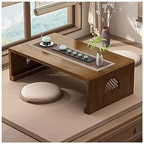 Japanischer Bodentisch - Tatami Klappbarer Tee- & Couchtisch für Wohnzimmer & Esszimmer - Stilvolles Design für Teezeremonien und Wohnkultur von Generic