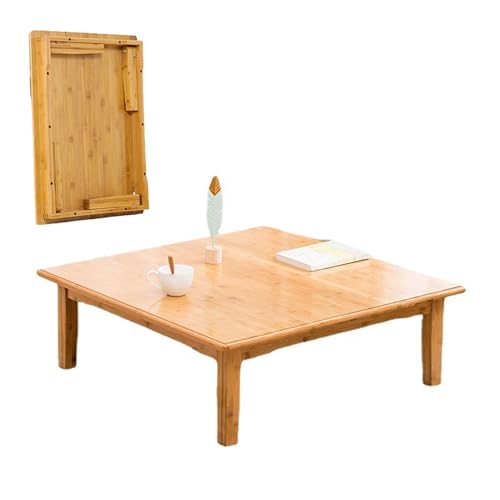Japanischer Stil Bambus Folding Low Tea Table,Home Square Dining Study f Tisch,oder Sitzen auf dem Boden Schlafzimmer Erkerfenster,70×70×37cm Japanischer Stil Bambus Folding Low Tea Table,Home Square Dining Study f Tisch,oder Sitzen auf dem Boden Schlafzimmer Erkerfenster,70×70×37cm von Generic