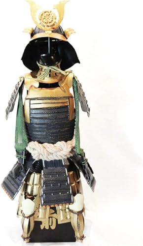 Japanisches Samurai-Modell, Vintage-skulptur Eisen Vintage-rüstung Samurai-bar Desktop-restaut-Schreibtisch Kassierer-theke Im Arbeitszimmer Dekorationsstatuette, Gold von Generic