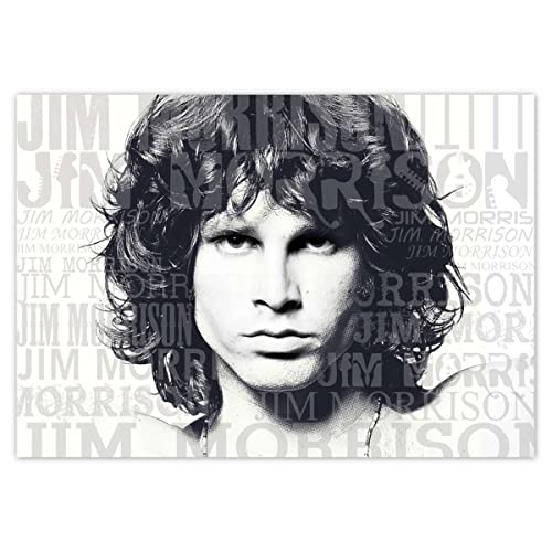 Jim Morrison H693M_PL1Z Foto-Poster, Wanddekoration, 100 x 70 cm von Generic