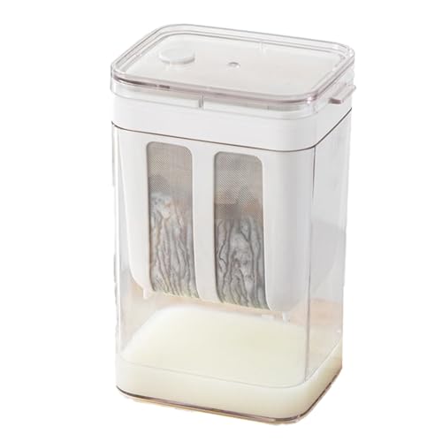 Joghurtfilter – Wiederverwendbarer feinmaschiger Behälter, großes Abtropfwerkzeug | Effizienter Kefir-Kaffee-Siebbeutel, vielseitiger Suppen-Saft-Milch-Separator für Familien-Essbereich, Outdoor von Generic