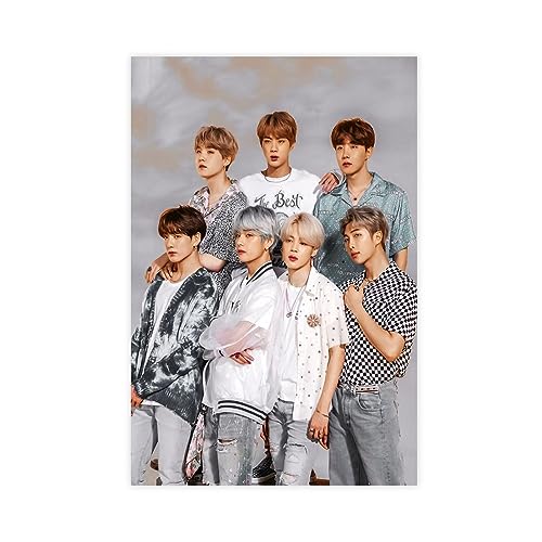 K-Pop BTS Smudge-Poster, Leinwand, Poster, Wandkunst, Dekordruck, Bild, Gemälde für Wohnzimmer, Schlafzimmer, Dekoration, 50 x 75 cm von Generic