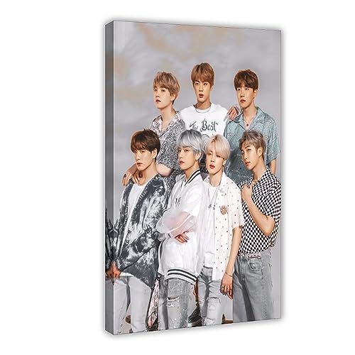 K-Pop BTS Smudge-Poster auf Leinwand, Schlafzimmer, Dekoration, Sport, Landschaft, Büro, Raumdekoration, Geschenk, 30 x 45 cm von Generic