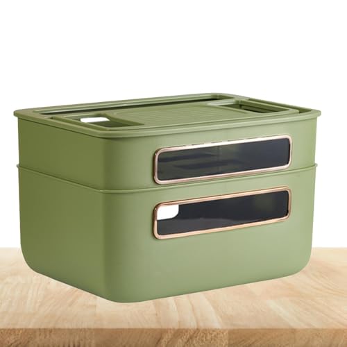 Kabellose Router-Aufbewahrungsbox – Desktop-Organizer für Router und Modem, perfekt für Wohnzimmer, Schlafzimmer, Netzteil, Steckdosen-Organisation. Hält Ihre Geräte ordentlich, zugänglich und von Generic