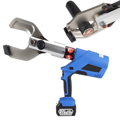Kabelloser Kabelschneider Elektrischer Ratschen kabellos, hydraulisch, mit LED-Anzeige/Akku, Drahtschneidewerkzeug für Kupfer- und Aluminiumdrähte, Schere, schneidet gepanzerte Drähte mühelo Kabelloser Kabelschneider Elektrischer Ratschen kabellos, hydraulisch, mit LED-Anzeige/Akku, Drahtschneidewerkzeug für Kupfer- und Aluminiumdrähte, Schere, schneidet gepanzerte Drähte mühelo von Generic