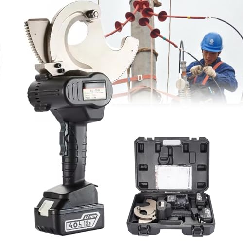 Kabelloser Kabelschneider Elektrischer Ratschen schnurlose hydraulische Schere, batteriebetriebenes hydraulisches 18-V-Drahtdrahtschneidewerkzeug für Kupfer Kabelloser Kabelschneider Elektrischer Ratschen schnurlose hydraulische Schere, batteriebetriebenes hydraulisches 18-V-Drahtdrahtschneidewerkzeug für Kupfer von Generic