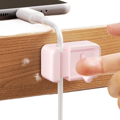 Kabelmanagement - Magnetic Clip Dock, Selbststock -Drahtküste | Desktop -Leitung Sortierer, Ladekabelschnur Für Nachttisch -Tabletop Home Car Wandkonsolenorganisation, Workstation Tidy Cable Monting S von Generic
