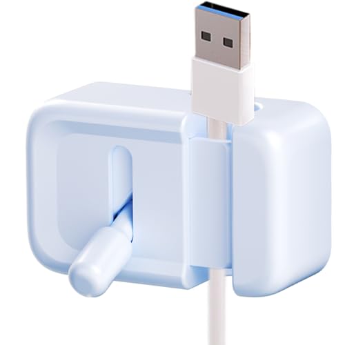 Kabelmanagement - Magnetic Clip Dock, Selbststock -Drahtküste | Desktop -Leitung Sortierer, Ladekabelschnur Für Nachttisch -Tabletop Home Car Wandkonsolenorganisation, Workstation Tidy Cable Monting S von Generic