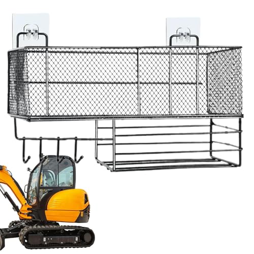 Kabinengepäckträger - Mehrzweck-Aufbewahrungsbox für Baggersitze und LKWs | Installationstyp Aufkleber LKW Aufbewahrungsbox Aufkleber für den Messbecher für kleine Körbe Kabinengepäckträger - Mehrzweck-Aufbewahrungsbox für Baggersitze und LKWs | Installationstyp Aufkleber LKW Aufbewahrungsbox Aufkleber für den Messbecher für kleine Körbe von Generic
