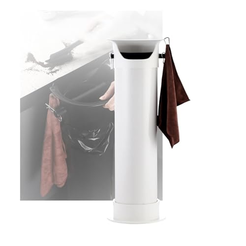 Kaffee-Abklopfbehälter, Stand-Espresso-Abwurfbehälter Mit Müllsäcken Und Handtuch, Leicht Zu Reinigen for Die Haushaltsbar(White) von Generic
