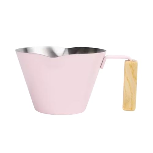 Kaffee-Messbecher – Stahlkrug, robuster Milchaufschäumer | Doppelter Ausgießer mit doppelter Leistung mit einfachem Griff, professionelles Ausgießzubehör Kaffee-Messbecher – Stahlkrug, robuster Milchaufschäumer | Doppelter Ausgießer mit doppelter Leistung mit einfachem Griff, professionelles Ausgießzubehör von Generic