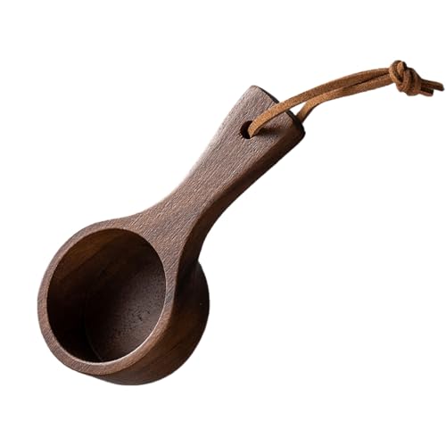 Kaffee-Messlöffel - Natürlicher Holzgriff, klassische Bohnenschaufel | Multi-Use-Esslöffel aus Holz, handgeschnitzt rustikales Designstück, Kochseifenpulver-Werkzeug, wiederverwendbare Küche von Generic