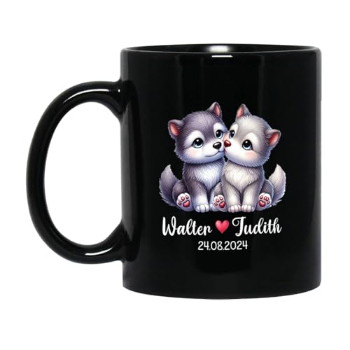 Kaffeebecher Wolf Tasse,Modern,Keramik,Keramik Tasse Für Arbeit Kaffee Büro 330Ml von Generic
