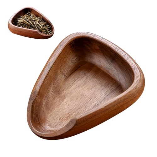 Kaffeebohnen-Dosierbecher Kaffeebohnen-Brühbecher für Espressomaschine Dosiertablett für Kaffeebohnen Zubehör aus Holz Teetablett Display Tablett von Generic