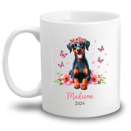 Kaffeetassen Dobermann Kaffeetasse,Mit Großem Henkel,Modern,Becher Für Frauen Tee Muttertag 330Ml Kaffeetassen Dobermann Kaffeetasse,Mit Großem Henkel,Modern,Becher Für Frauen Tee Muttertag 330Ml von Generic