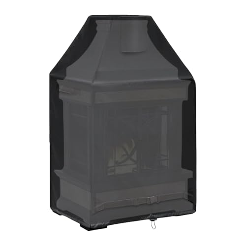 Kaminabdeckung für den Außenbereich, wetterfeste Abdeckung für Feuerstellen, wasserdicht und UV-beständig, schützt vor Regen, Staub, Schnee und Sonne, perfekt für die Pflege von Kaminen Kaminabdeckung für den Außenbereich, wetterfeste Abdeckung für Feuerstellen, wasserdicht und UV-beständig, schützt vor Regen, Staub, Schnee und Sonne, perfekt für die Pflege von Kaminen von Generic