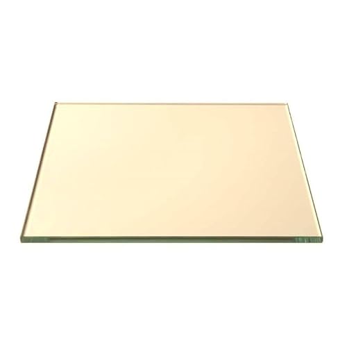 Kaminglas 26.5x16.5cm Ofenglas Glas für den Kamin Backofen-Glas Hitzebeständiges Glas 4 mm Starkes Glas Beidseitig poliertes Glas Sichtscheibe für Fireplace Temperaturbeständig bis 800 °C | 265x165mm von Generic