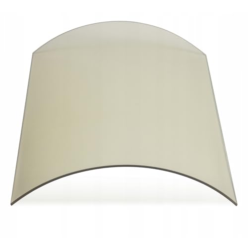 Geakv Ofenglas | Modern, Klares Glas, 44.8x39.8x42.2 cm, Temperaturbeständig bis 800 °C | Ofenscheibe für Fireplace Hark 44 von Geakv