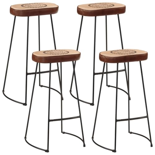 Kangmusi 5-TLG. Bar-Set Raues Mangoholz und Metall, 3216416 von Generic