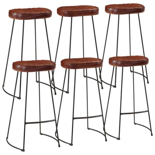 Kangmusi 7-TLG. Bar-Set Raues Mangoholz und Metall, 3216411 von Generic