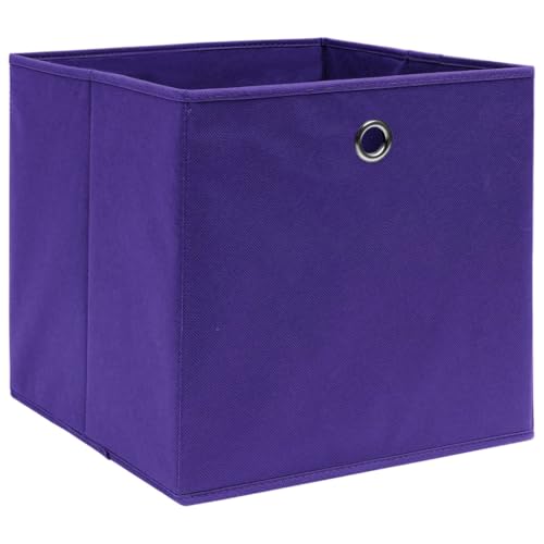 Kangmusi Aufbewahrungsboxen 4 STK. Lila 32x32x32 cm Stoff, kangmusi288353 von Generic