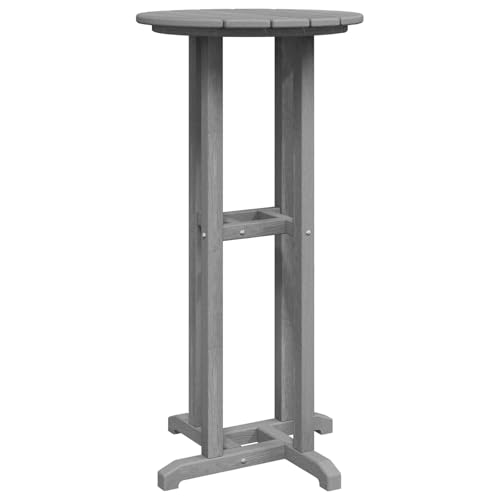 Kangmusi Bartisch Hellgrau 55x55x107 cm HDPE,42006609 von Generic