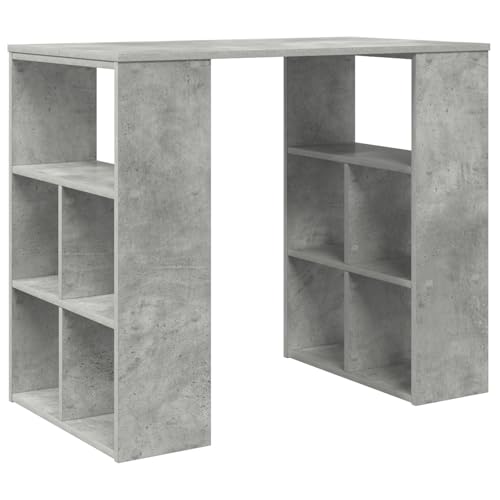 Kangmusi Eckschreibtisch Beton grau Spanplatte Mittel Stauraum,869509 Kangmusi Eckschreibtisch Beton grau Spanplatte Mittel Stauraum,869509 von Generic