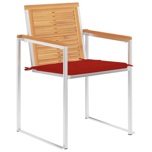 Kangmusi Gartenstühle 4 STK. mit Kissen Massivholz Teak,3078560 Kangmusi Gartenstühle 4 STK. mit Kissen Massivholz Teak,3078560 von Generic