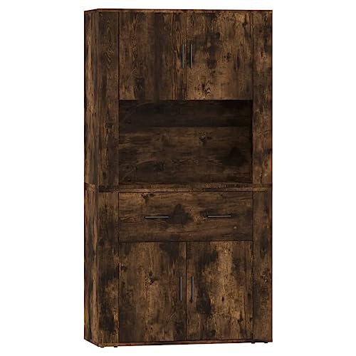 Kangmusi Highboard Räuchereiche Holzwerkstoff,3185372 von Generic