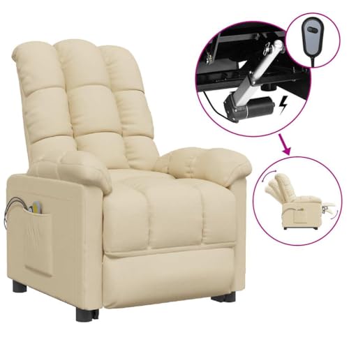Kangmusi Massagesessel Elektrisch Creme Stoff,3073767 Kangmusi Massagesessel Elektrisch Creme Stoff,3073767 von Generic