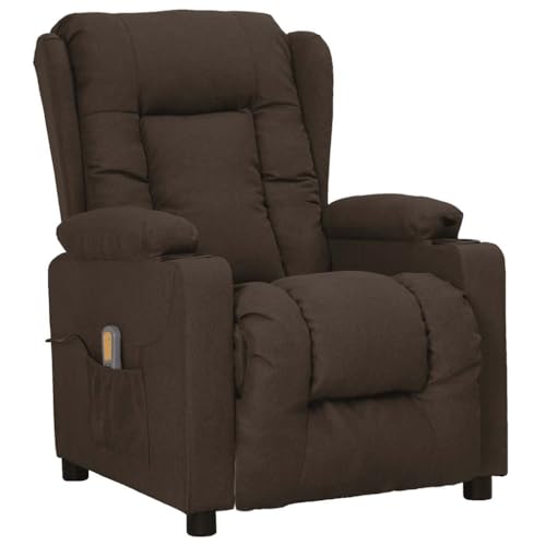 Kangmusi Massagesessel mit Aufstehhilfe Dunkelbraun Stoff,3093438 Kangmusi Massagesessel mit Aufstehhilfe Dunkelbraun Stoff,3093438 von Generic