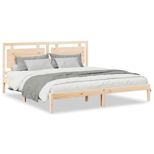 Kangmusi Massivholzbett Extra Lang ohne Matratze 200x220 cm,3309207 von Generic