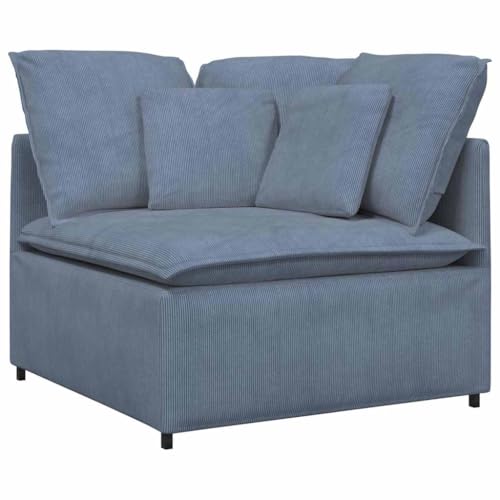 Kangmusi Modulares Sofa Eckmodul mit Kissen Blau 100 cm,4104470 Kangmusi Modulares Sofa Eckmodul mit Kissen Blau 100 cm,4104470 von Generic