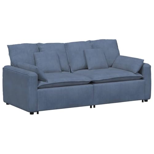 Kangmusi Modulares Sofa mit Kissen Blau,3321140 von Generic