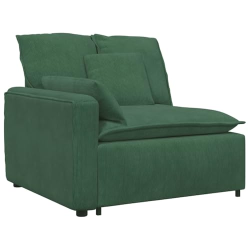 Kangmusi Modulares Sofa mit Kissen Cordstoff Dschungelgrün,3321172 Kangmusi Modulares Sofa mit Kissen Cordstoff Dschungelgrün,3321172 von Generic