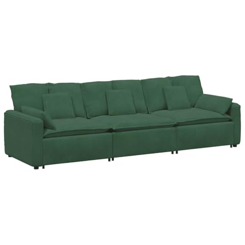 Kangmusi Modulares Sofa mit Kissen Dschungelgrün,3321112 von Generic