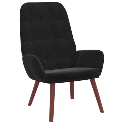 Kangmusi Relaxsessel Schwarz Samt,4102638 von Generic